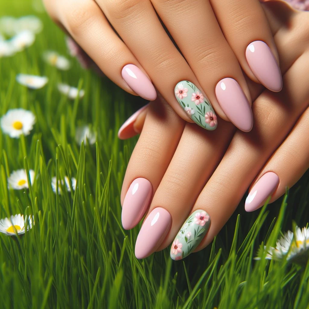 30 Amazing Almond Nail Design in May 2021 | Acrylic nails almond shape,  Minimalist nails, Almond nails designs